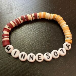 Minnesota team bracelets Gophers Vikings